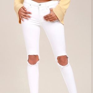 Free people busted knee jeans